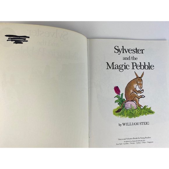 Sylvester and the Magic Pebble, vintage children's soft cover book - Picture 3 of 7